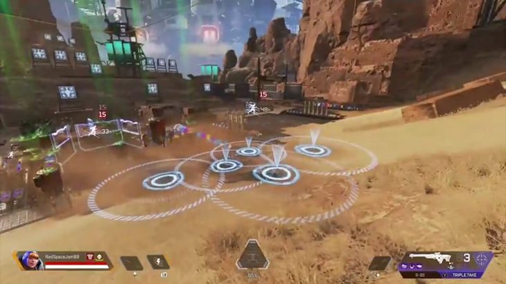 【APEX】射撃訓練場に入ると次々にリスポーンビーコンが落ちてくるバグ（エペ速）