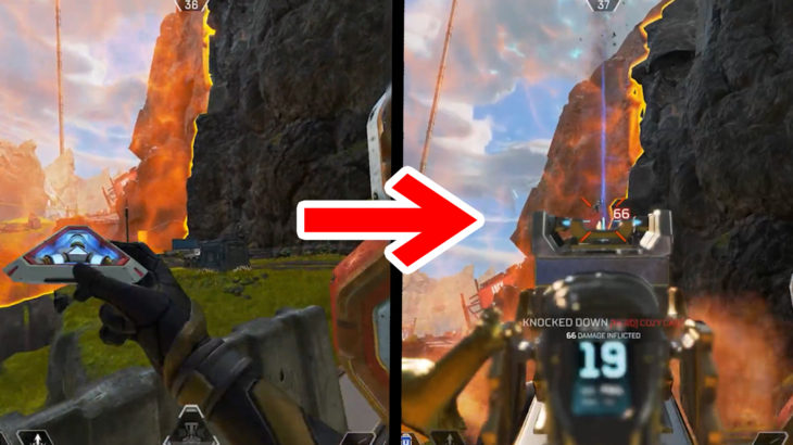 【APEX】箱の裏に隠れた敵をグラビティリフトで・・・「これがホライゾンの使い方」