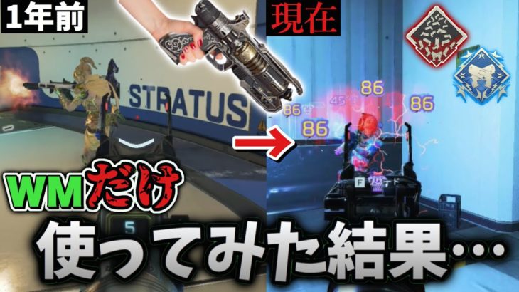 【大成長】1年間ウィングマンだけを撃ち続けたら化け物になってしまった…【Apex】