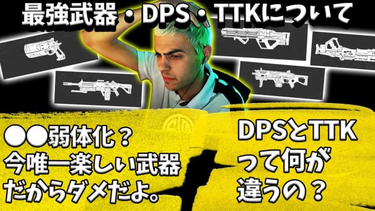 現在の最強武器・DPS・TTKについて徹底口論するハル達【APEX】