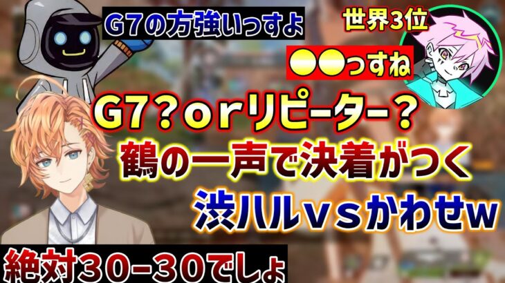 【APEX】世界3位の一声で決着がつく長物論争と統計を企む●●【渋谷ハル】