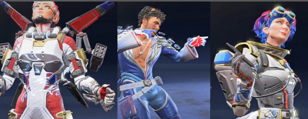 【APEX】シーズン26BPスキン：ミラージュ（サタデーナイトフィーバー風）、ヴァル、ホライゾン